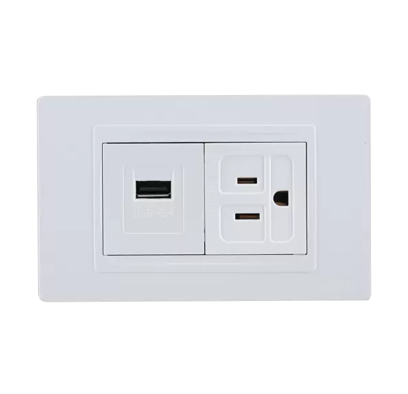 USB Socket With Ground Socket