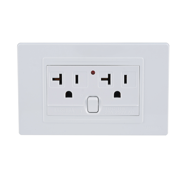 Energy Saving Dual Earthing Sockets 20A