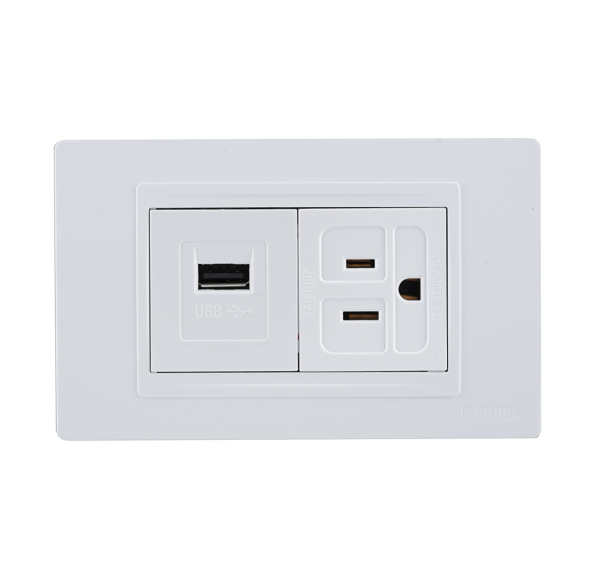 USB Socket With Ground Socket