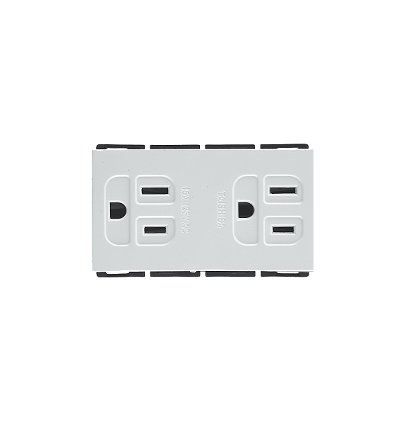 Grounding Duplex Universal Receptacle Modular