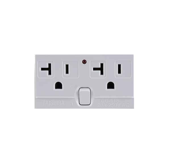 Energy Saving Grounding Duplex Universal Receptacle